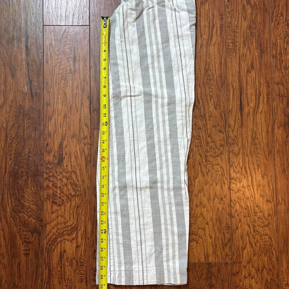 Hot kiss white and grey striped wide-leg pants - Picture 7 of 7